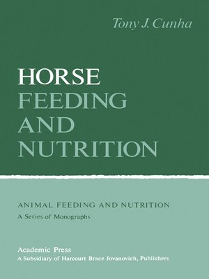 cover image of Horse Feeding and Nutrition